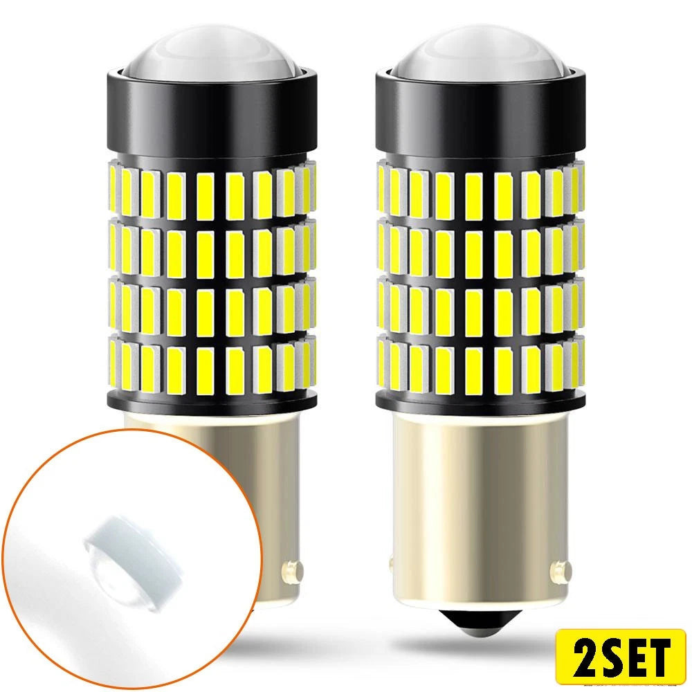 4X AUXITO 1156 LED Reverse Light Bulb Canbus 6500K for