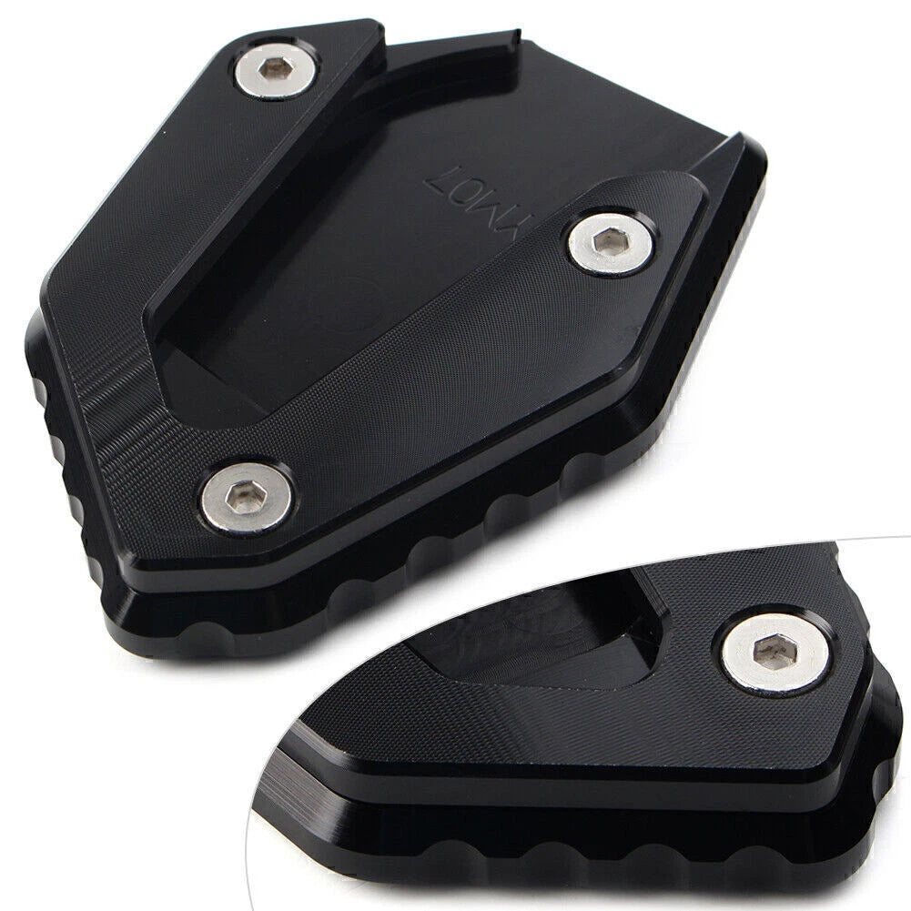 Kickstand Side Stand Enlarger Foot Plate for Yamaha MT-07 FZ-07 (2014–2021) Black