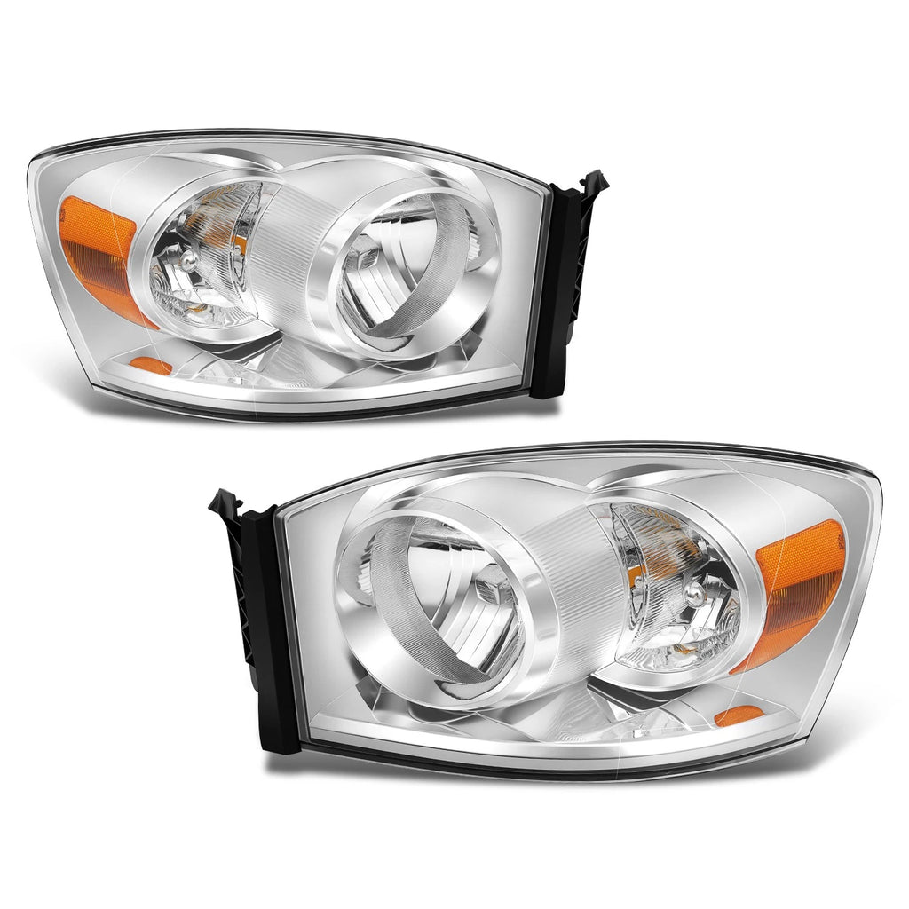 Headlight Lamps Replacement for Dodge Ram 1500/2500/3500 (2006–2009)