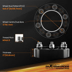 2 Inch Wheel Spacers for Silverado Sierra 1500 (1999-2016)
