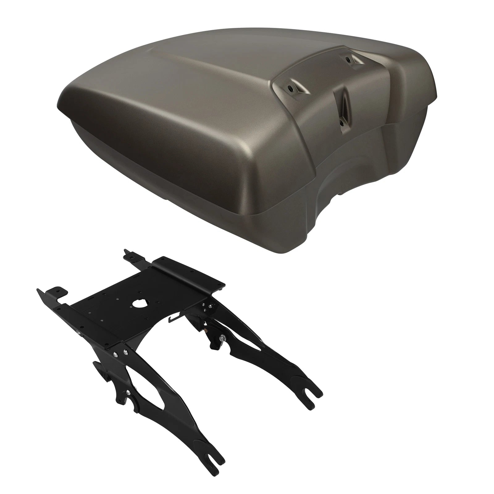 Low Profile Trunk & Mount Rack for Indian Roadmaster (2017–2024) Bronze Smoke