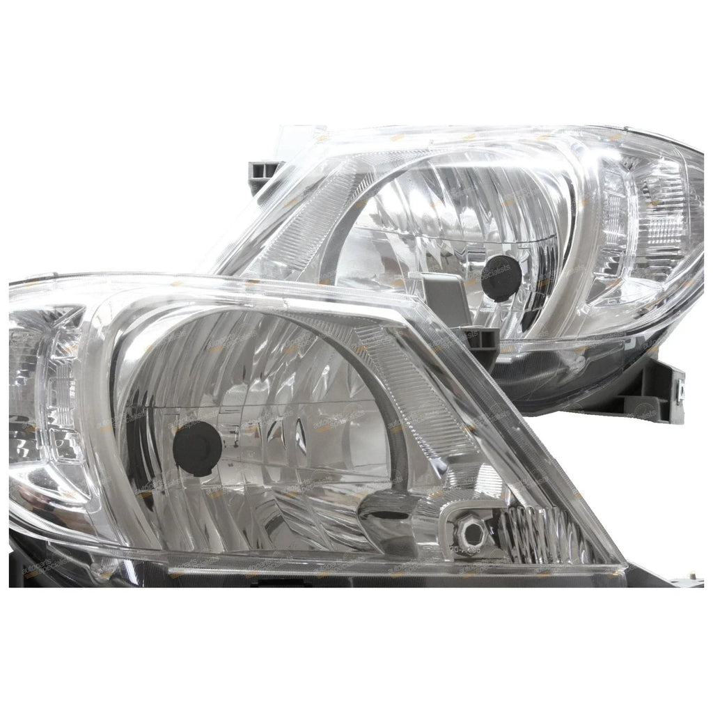 LH+RH Clear HeadLights Pair for Toyota Hilux (2008–2011)