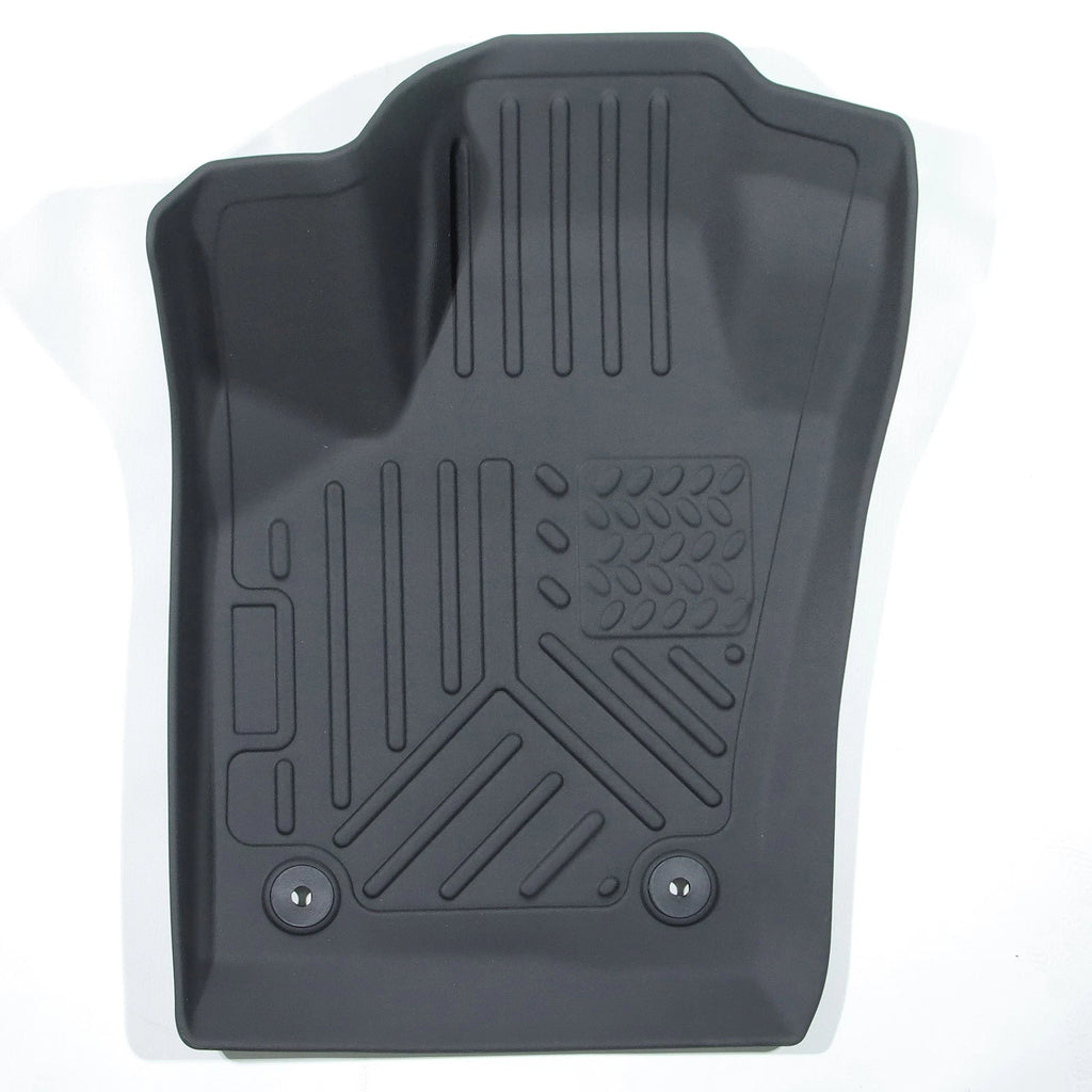 Set of 2 3D Floor Mats for Jeep Compass (2017–2026) TPE Rubber All Weather
