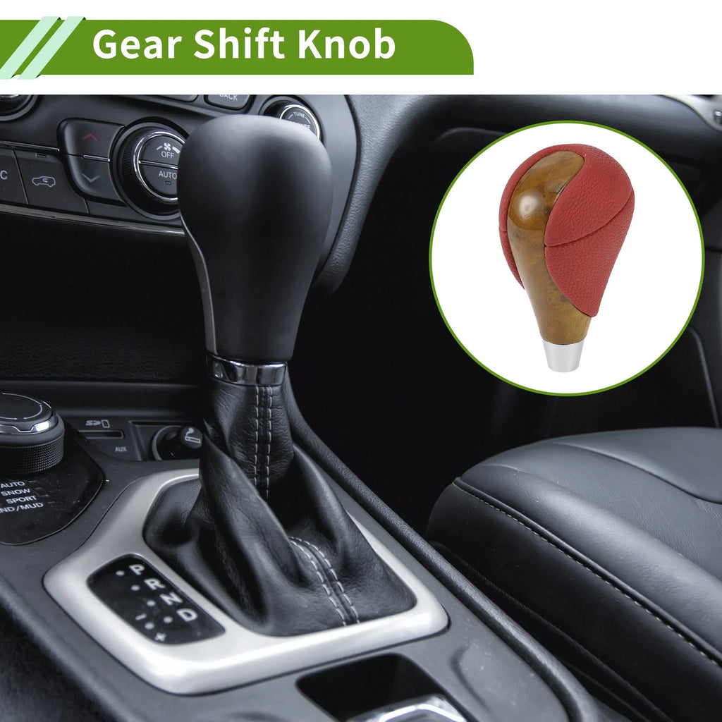 Automatic Gear Shift Knob for Lexus ES350 (2007–2015) Red Faux Leather