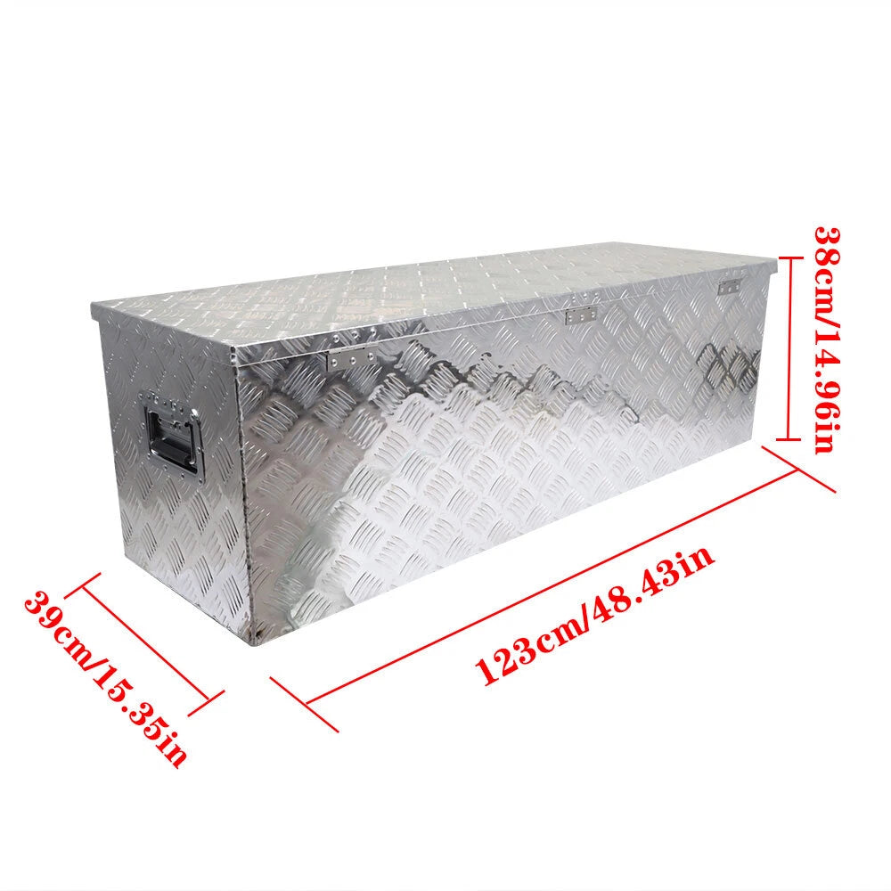 49" Aluminum Tool Box for Truck Pickup ATV Camper Trailer (Fits Most Models)