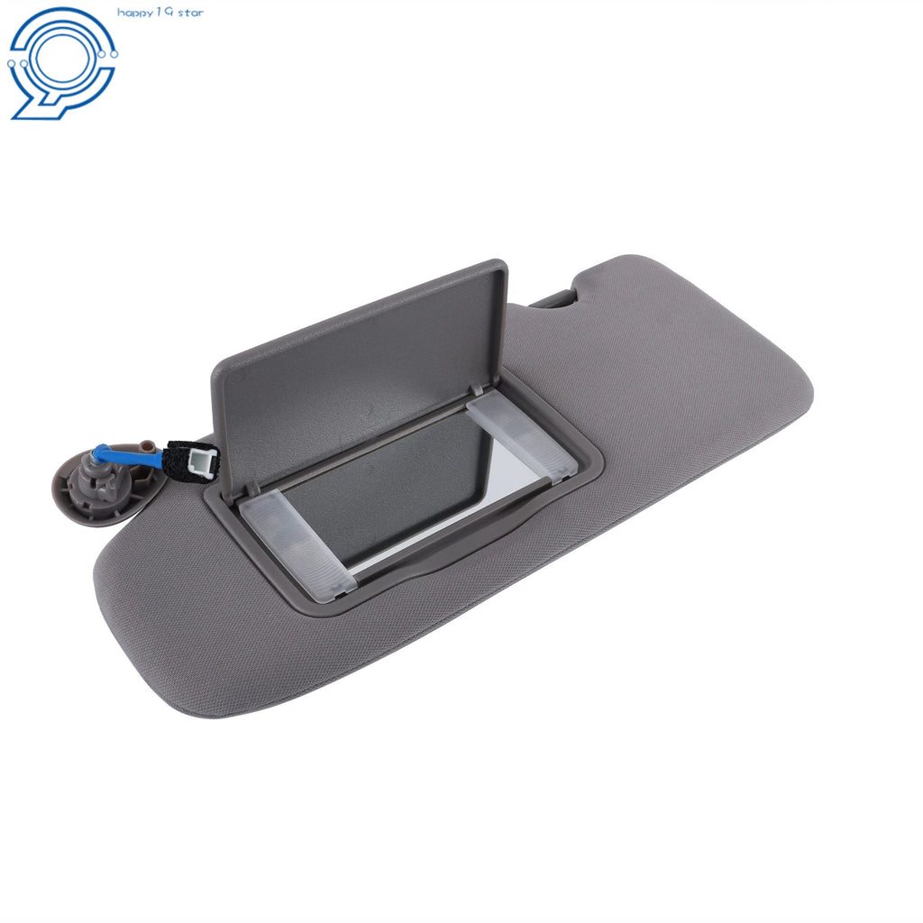 Left Driver Sun Visor for Honda CR-V (2017-2022) with Mirror Light Gray