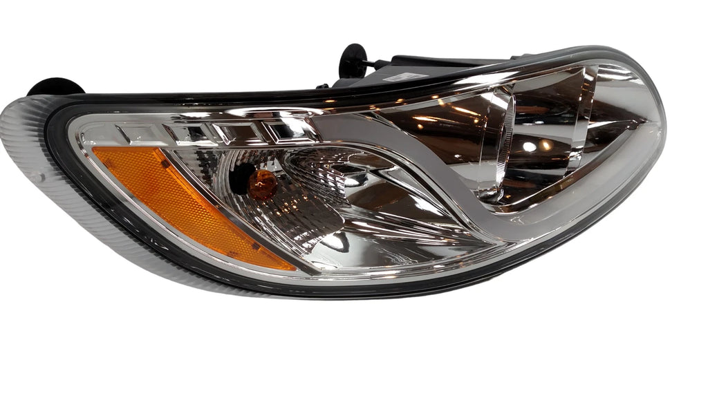 Chrome Headlight Dual Function LED Running Light Right for Peterbilt 382-387 (2006–2012)