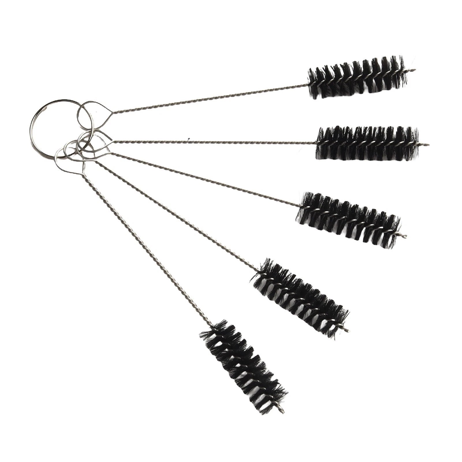 Set of 4 Tube Wire Brush Tools for Cylinder Cleaning and Polishing
