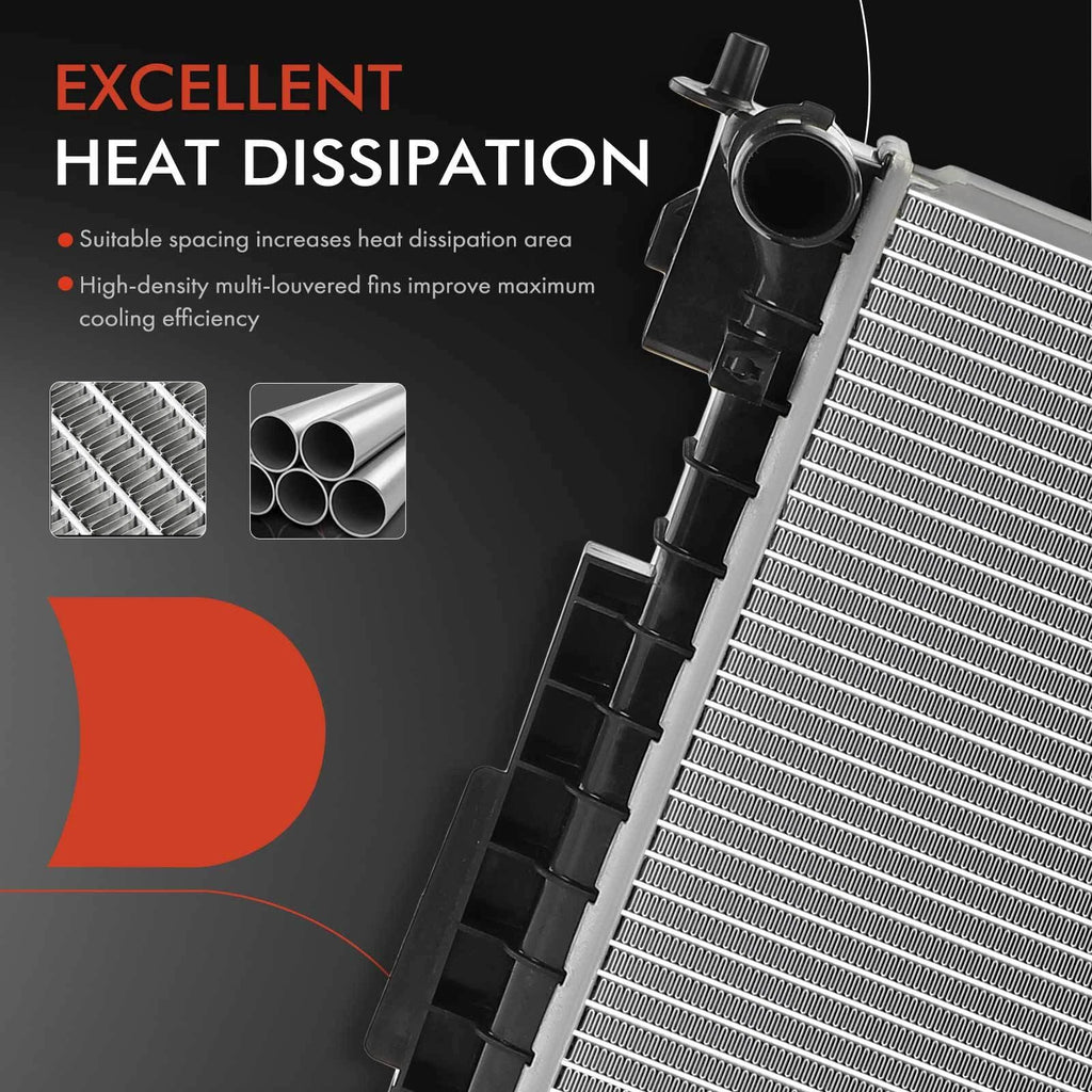 Radiator for Genesis G70, Kia Stinger V6 3.3L (2018–2023)