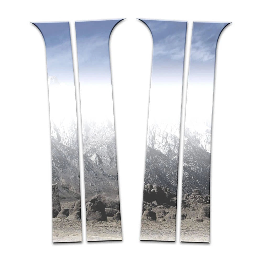 Stainless Steel Pillar Post Covers 4pc Diamond Grade for Chevy Suburban (2007–2014)