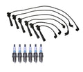 Denso 7mm Wire Set & 6 Iridium Spark Plugs for Hyundai Kia V6