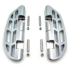 Chrome Dominator Passenger Footboard Knob for Harley Softail/Touring (2000–2017)