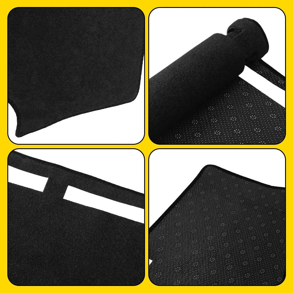 Dashboard Cover Mat Pad for Nissan Titan (2004–2012) Anti Glare Black