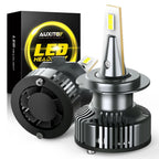 2X LED Headlight Bulbs for H7 Vehicles (6500K)