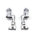 1" Highway Footpeg Mounts Clamps for Harley Sportster Softail CVO