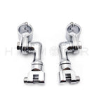 1" Highway Footpeg Mounts Clamps for Harley Sportster Softail CVO