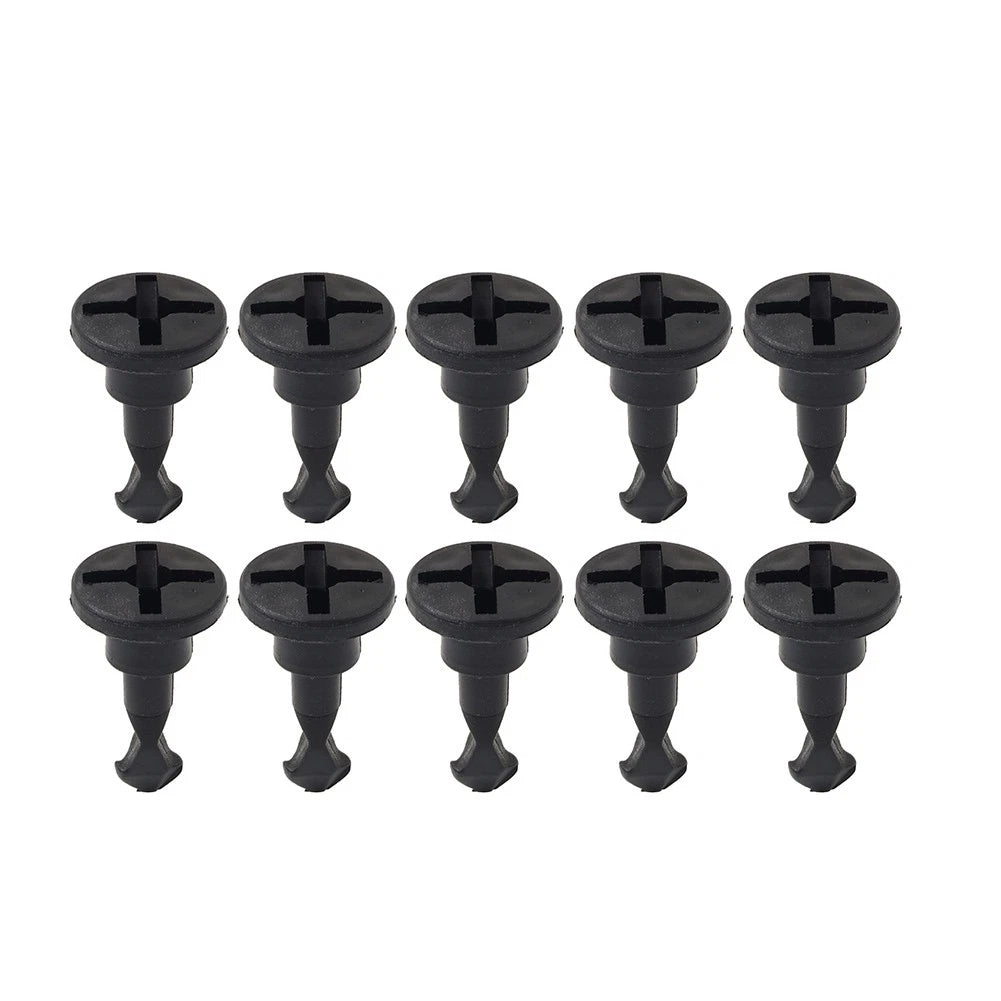 10x Engine Cover Trim Fixing Bolt Clips for Audi Volkswagen 1.8L (N90801101)