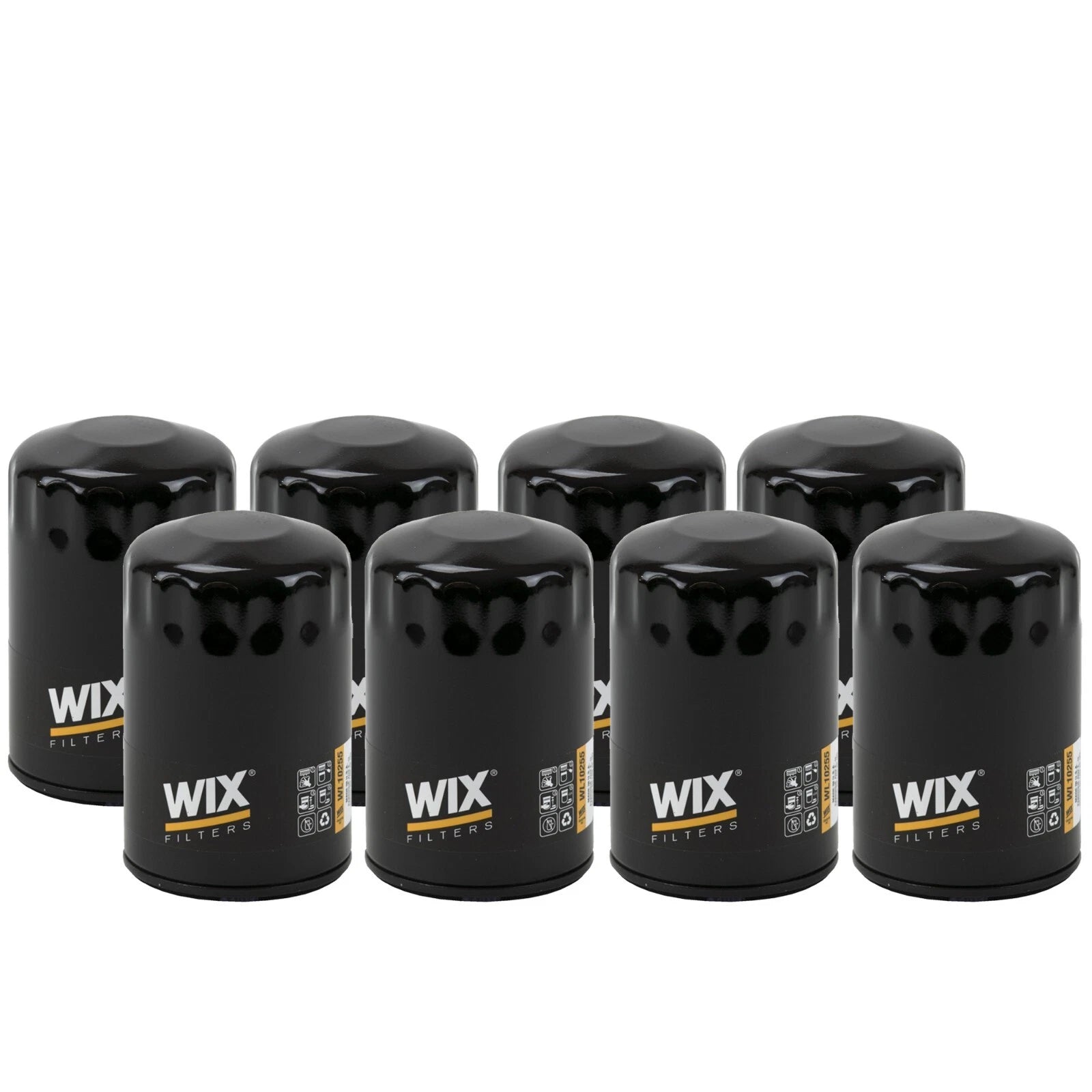 Set of 8 Engine Oil Filters for Buick Cadillac Chevrolet GMC (FI)