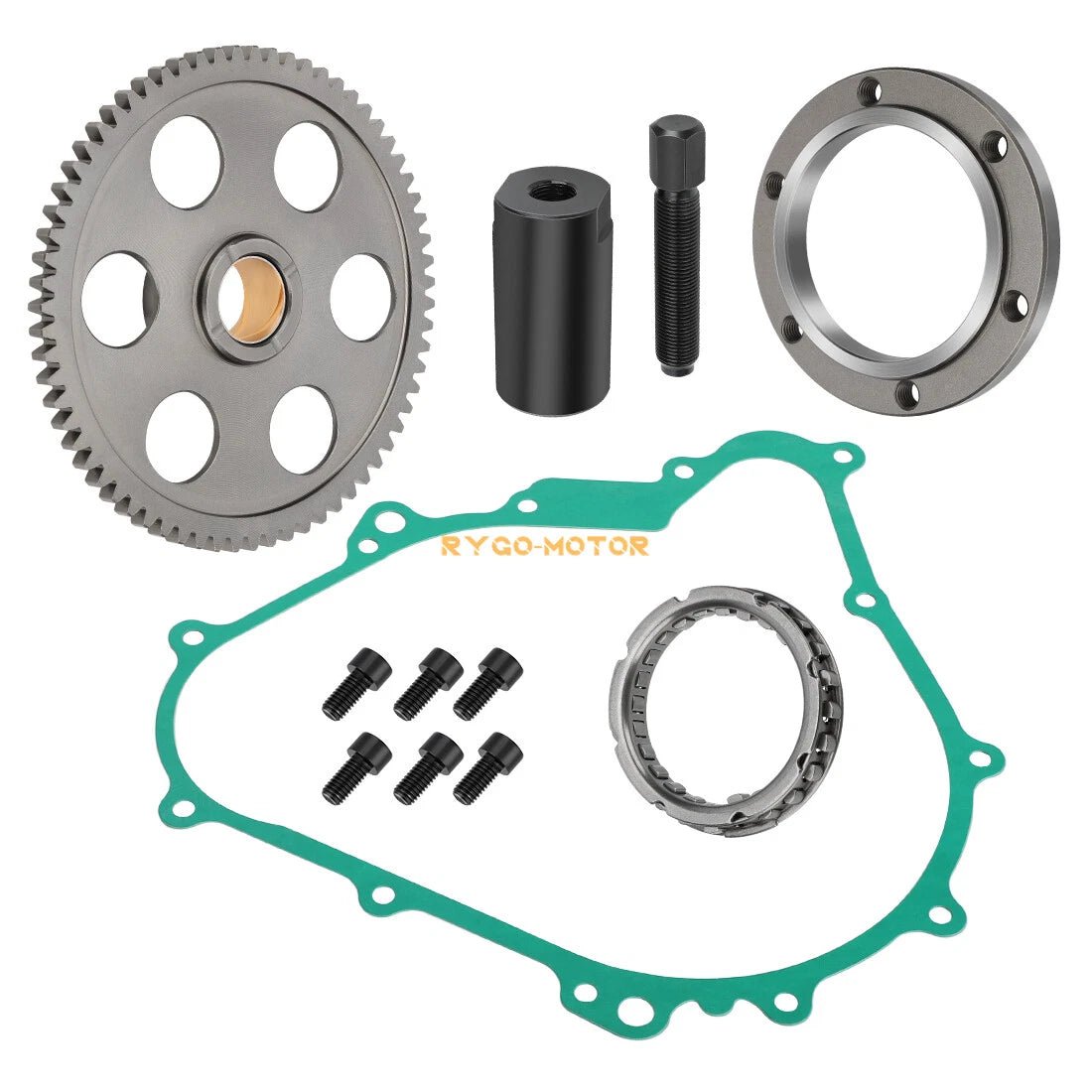 Starter Clutch One Way Gear Gasket Flywheel Puller for Yamaha Rhino 450 (2006–2009)