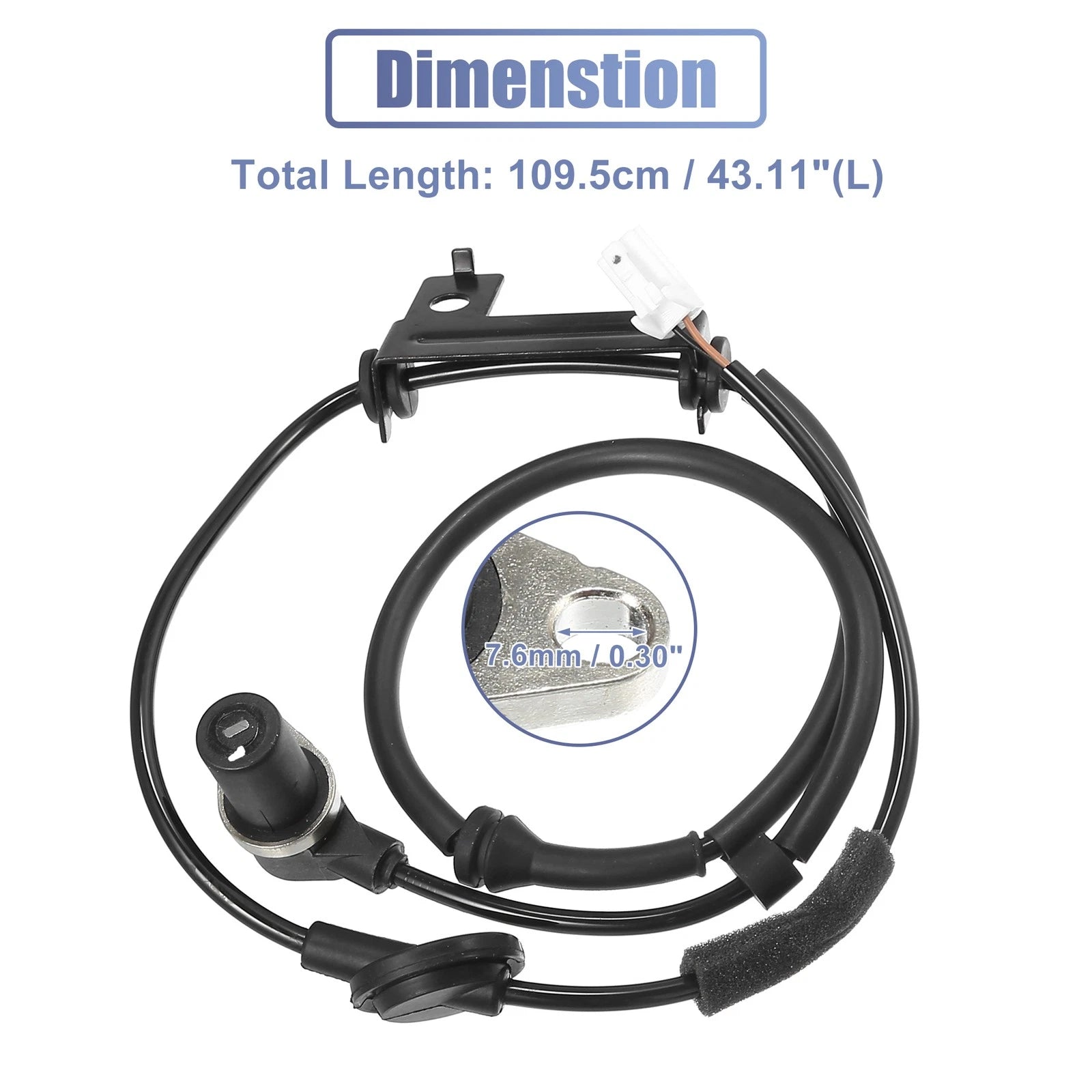 Rear Left ABS Wheel Speed Sensor No. 95650-26000 for Hyundai Santa Fe (2001–2006)