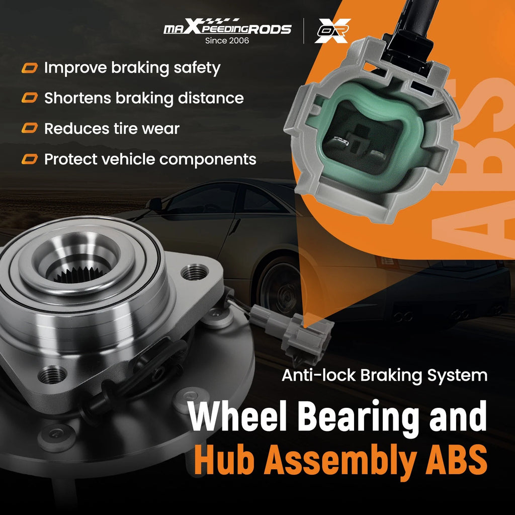 Front Wheel Bearing and Hub Assembly for Infiniti QX56 (2004–2007)