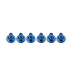 6 x Blue Titanium M6x30mm Torx Head Bolts for Bike Motorcycle