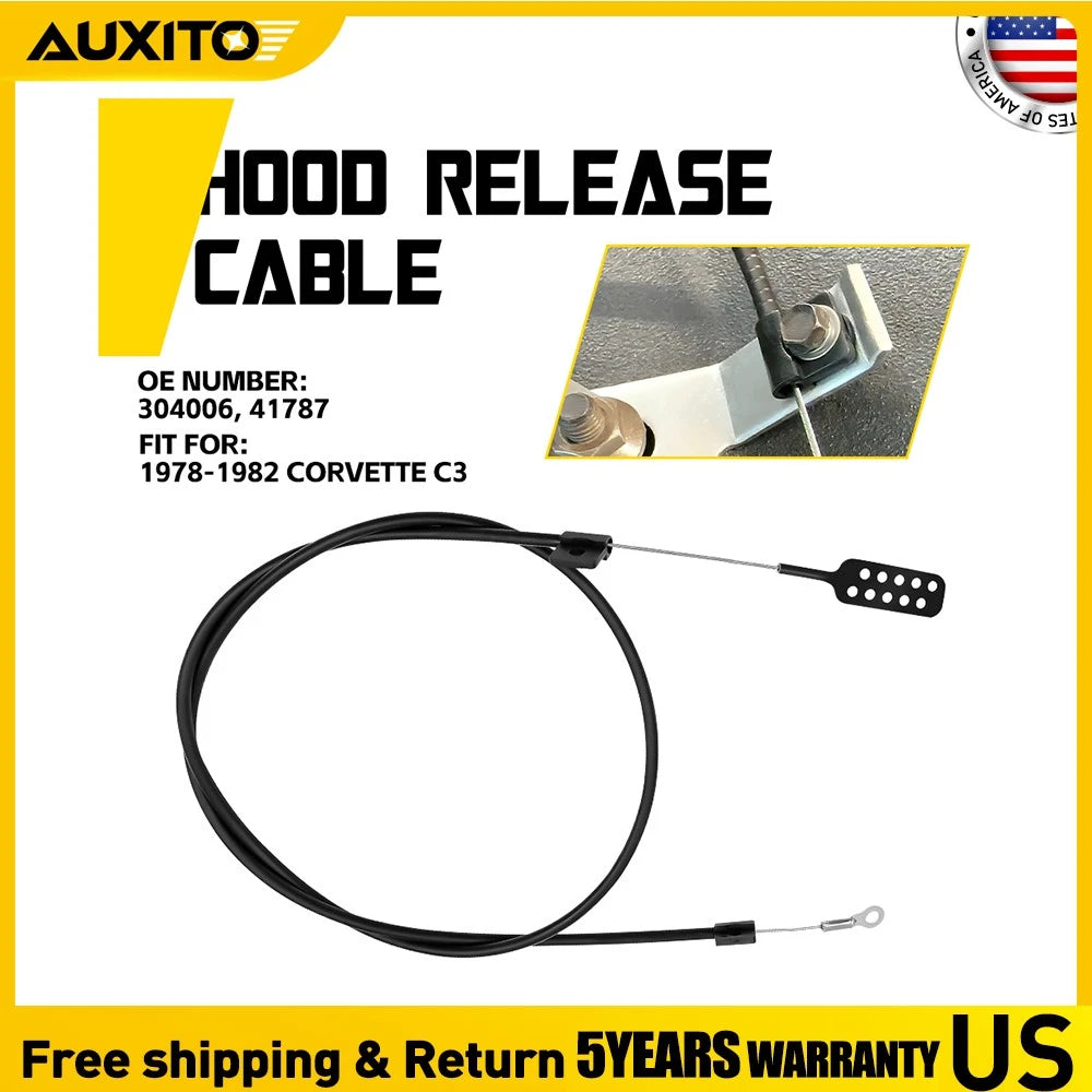 Hood Release Cable for Corvette C3 (1978–1982)
