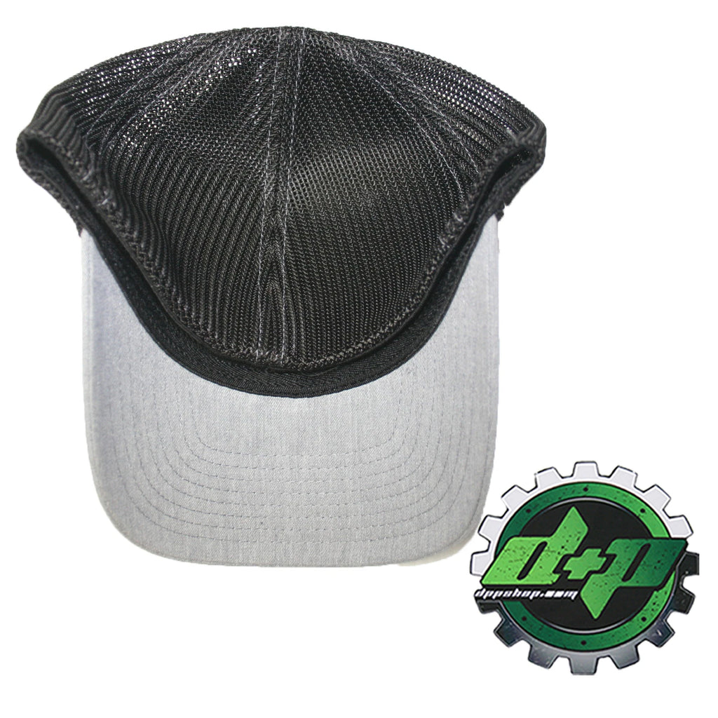 Powerstroke Trucker Hat for Ford (Richardson Gray Denim Black Mesh)