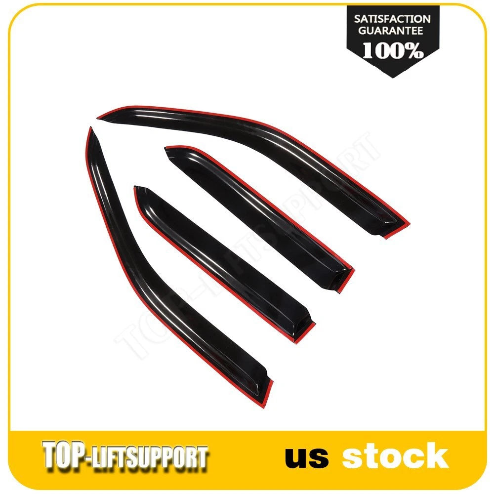 Wavy UV Window Visor Vent Shade Rain Guard for Honda CR-V (2002–2006)