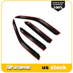 Wavy UV Window Visor Vent Shade Rain Guard for Honda CR-V (2002–2006)
