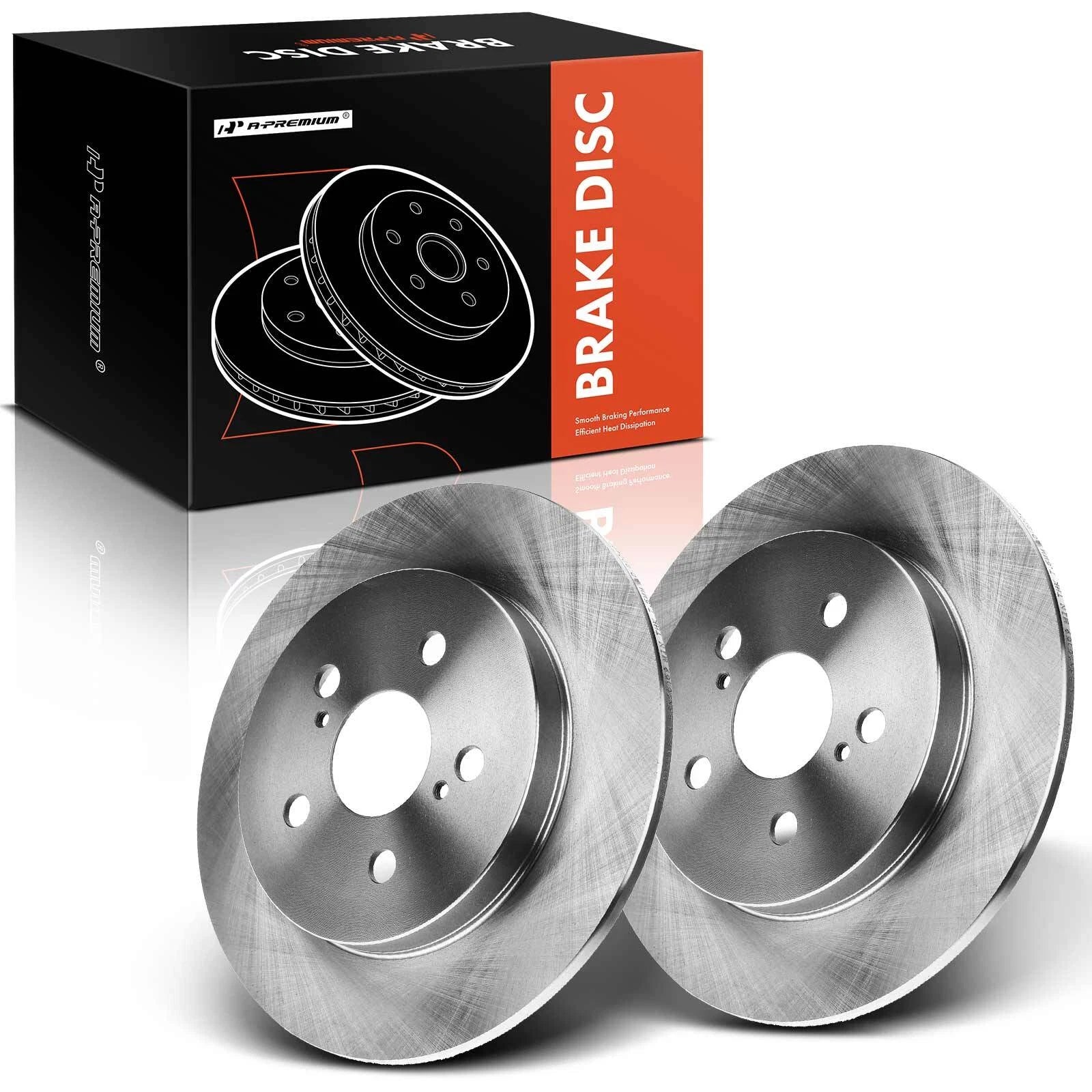 Rear Disc Brake Rotors for Toyota Corolla Prius Matrix (2009–2022)