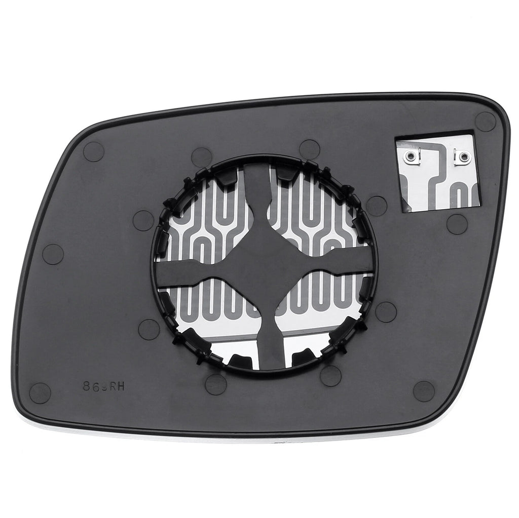 Passenger Side Chrome Heated Door Mirror Glass for Dodge Journey (2009–2014)