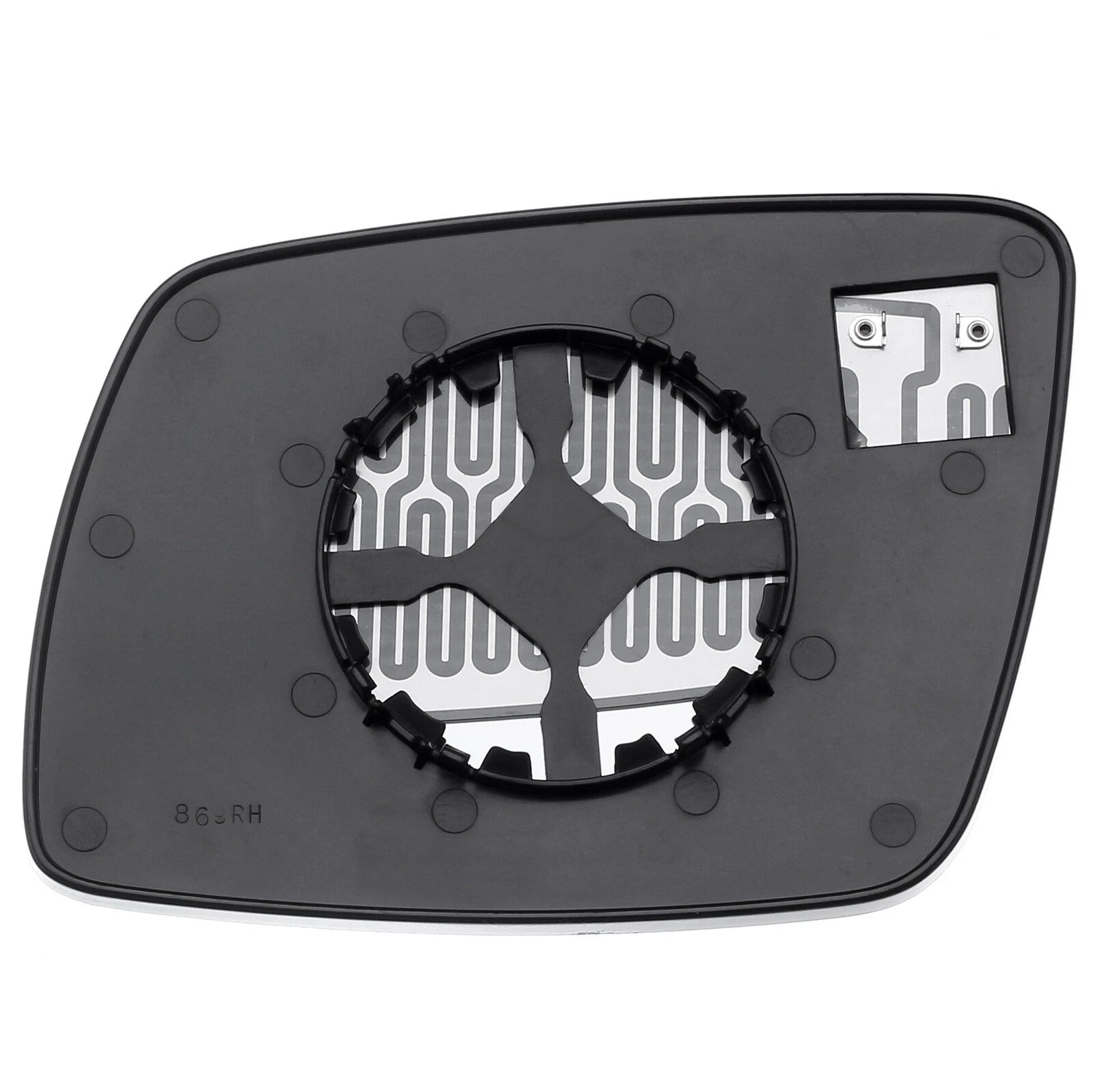 Passenger Side Chrome Heated Door Mirror Glass for Dodge Journey (2009–2014)