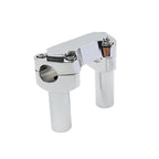 3.5" Chrome Handlebar Riser & Top Clamp for Harley Dyna, Road Glide (2006-2023)