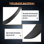 Matte Black Wing Spoiler for Dodge Charger Sedan (2011–2021)