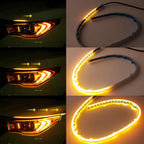 60cm  Sequential DRL LED Strip Signal Lights for Car