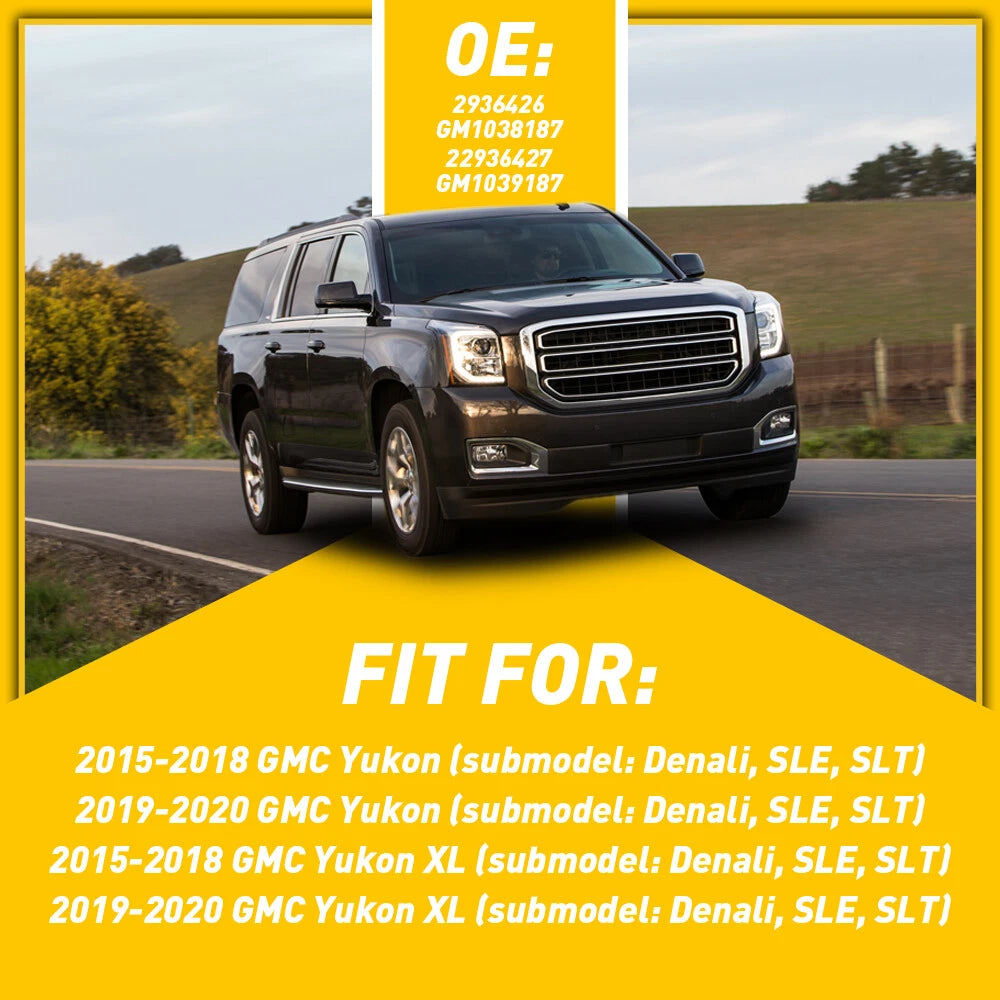 Fog Light Cover Trim Set for GMC Yukon (2015-2020)