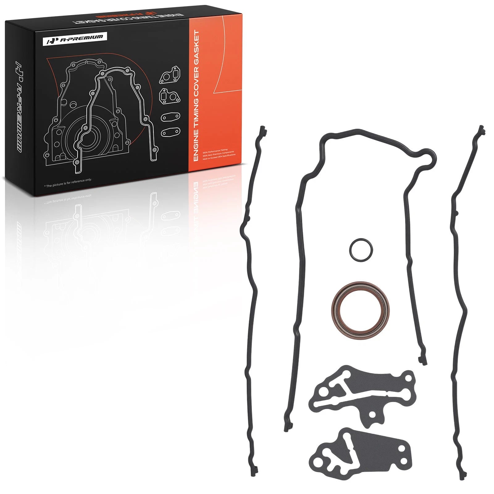 Engine Timing Cover Gasket Set for Ford F-250 F-350 F-550 (1999–2016)