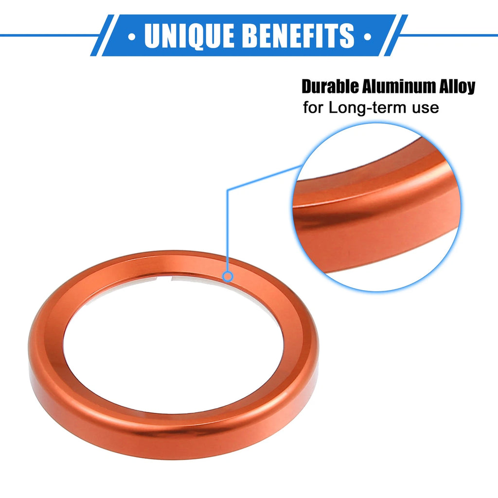Ignition Push Button Cover Trim for Ford Maverick (2022–2023) - Orange
