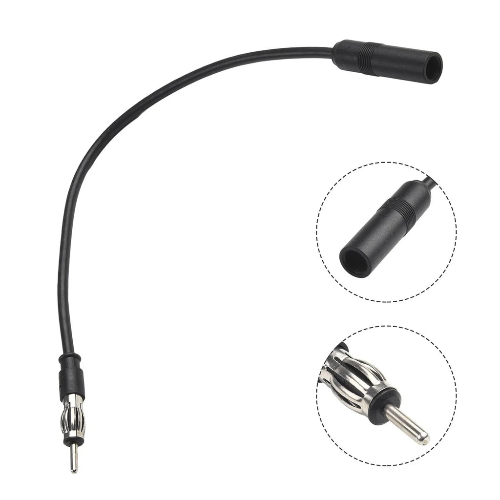 FM Radio Antenna Extension Cable Cord Portable Accessory for Car