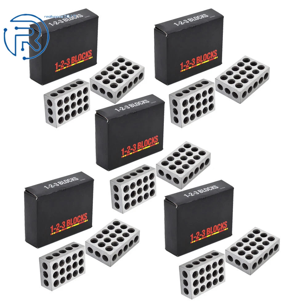 Set of 5 Ultra Precision Machinist Blocks for Custom Applications