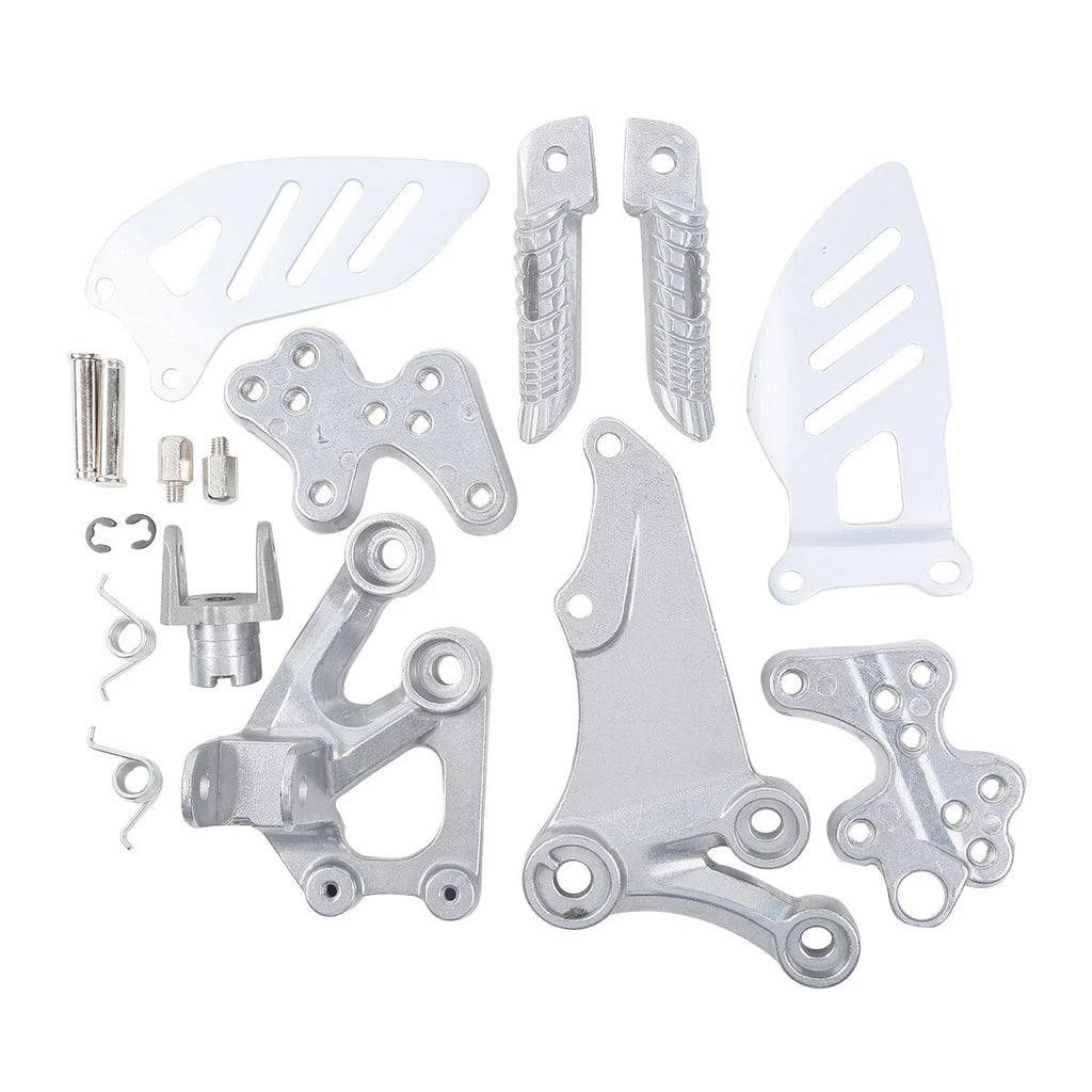 Front Rider Foot Pegs Footrests Bracket for Suzuki GSXR600 GSXR750 (2006–2010)