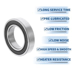 Deep Groove Ball Bearing 6905DDU for Scooter Skateboard (25x42x9mm)