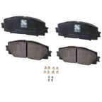 Front Brake Disc Rotors and Pads Kit for Lexus CT200h, Toyota Prius Plug-In