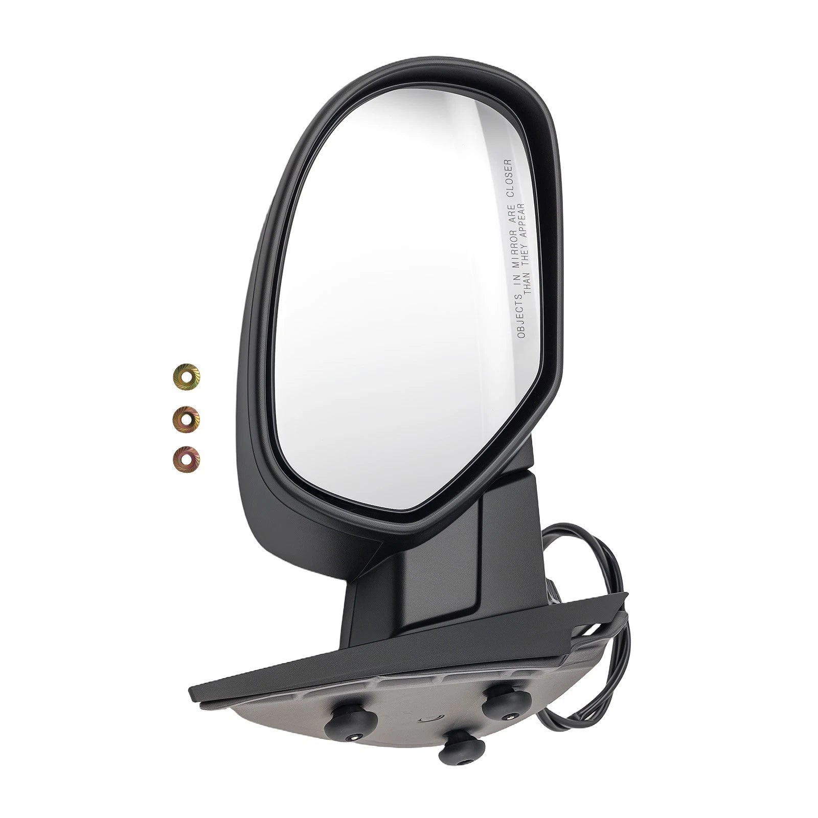Passenger Heated Mirror for Chevrolet Tahoe (2007–2014) Power Right Black
