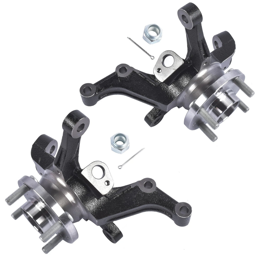 2X Steering Knuckle Assembly for Chevy Aveo5 Pontiac G3 (2004–2011) 96535190 96535191