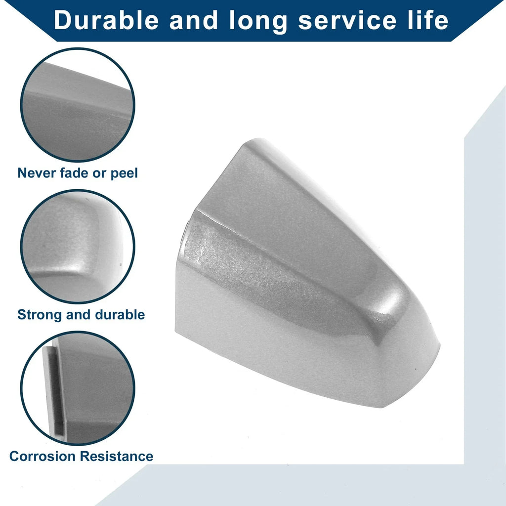 Exterior Door Handle Cover Trim for BMW X1 X5 F15 X6 F16 Silver Tone (14-19)