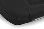 Leather Console Lid Armrest Cover for GMC Sierra (2019–2020) Black