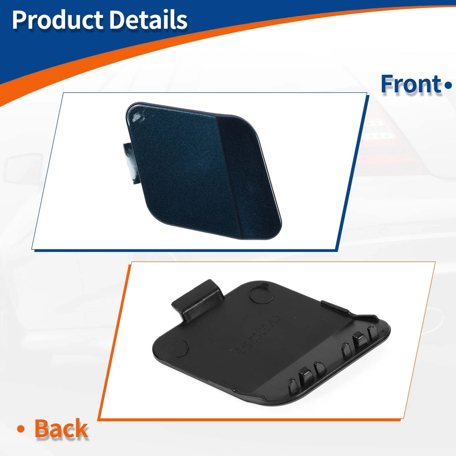 Tow Hook Cover for BMW 114i (2012–2014) No. 51118053828 Midnight Blue