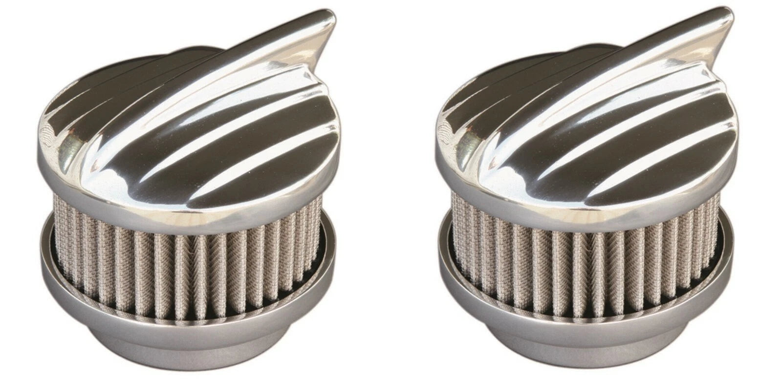 2 Barrel Air Cleaner Polished Aero Replacement for Chevrolet 94 (1947–1954)